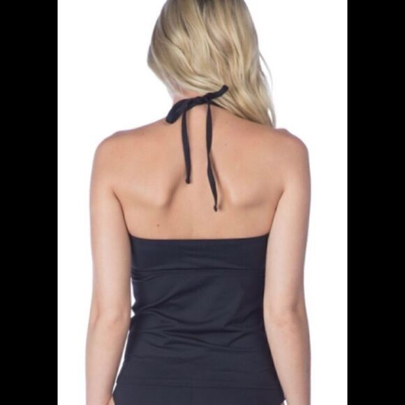 La Blanca high neck keyhole tankini top. Size 8 NWT - Picture 4 of 7